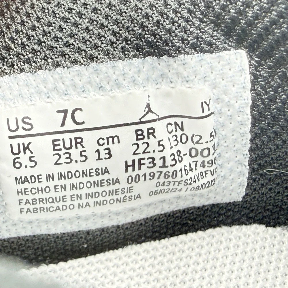 Jordan Toddler Tatum 3 Shoes Size 7C White/Black/Green, NEW‎